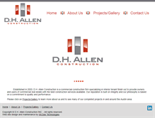 Tablet Screenshot of dhalleninc.com